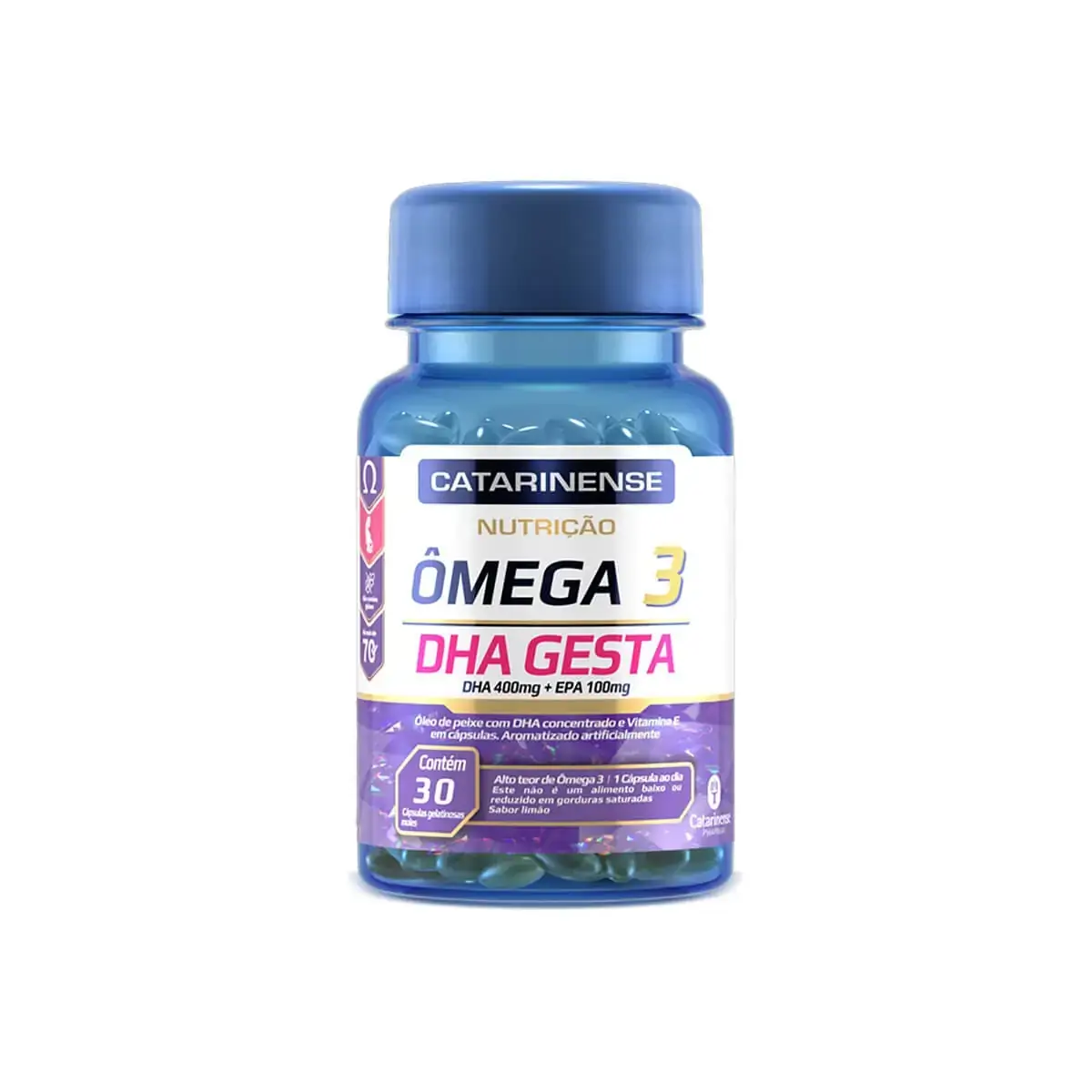 Ômega 3 DHA Gesta Catarinense 30 Cápsulas