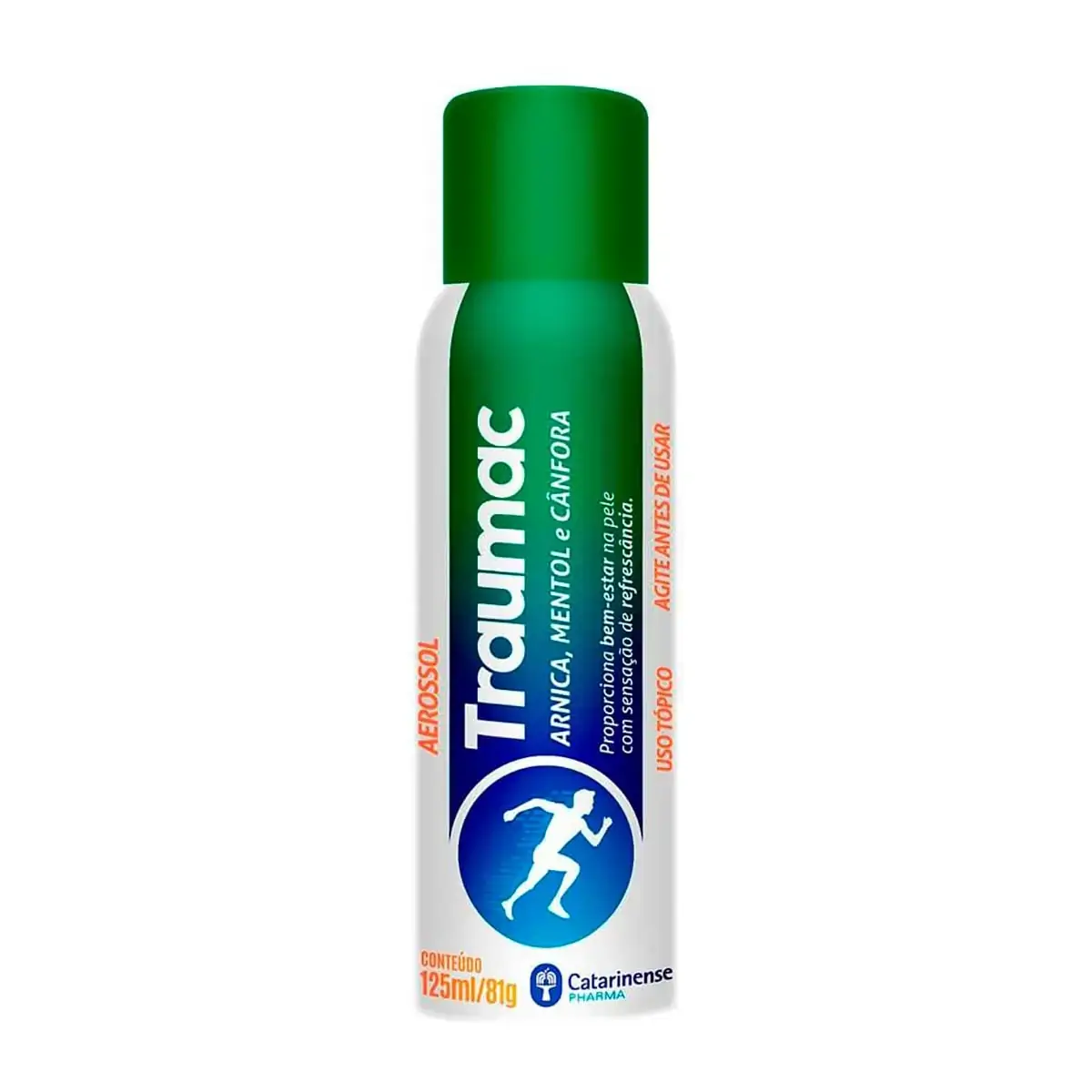 Aerossol Para Massagem Traumac Frasco 125ml Spray