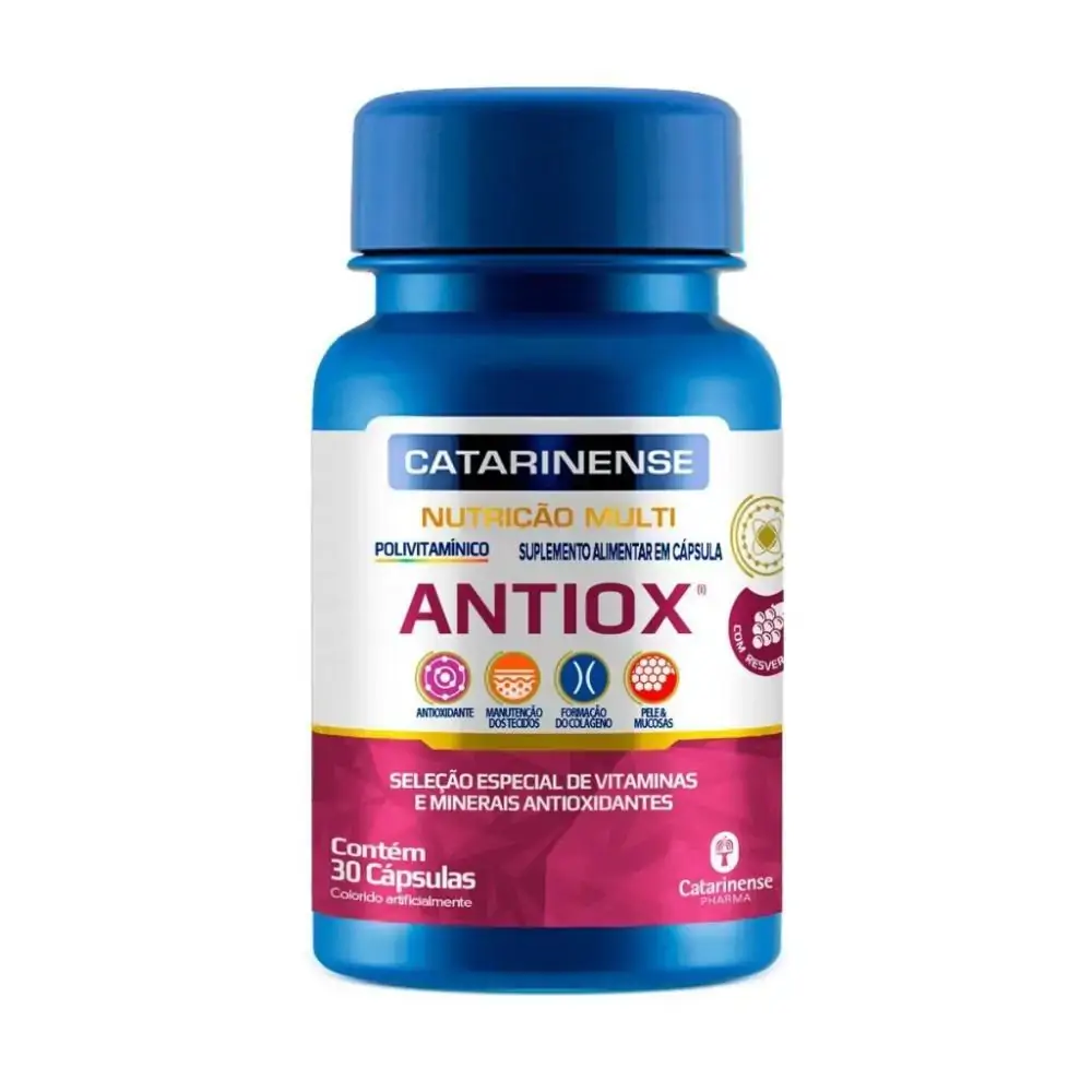 Antiox Catarinense Pharma Nutrição Multi Caixa 30 Cápsulas
