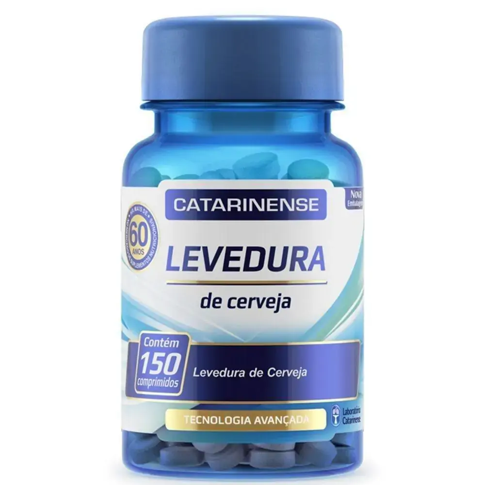 Levedura De Cerveja Catarinense Pharma Frasco 150 Comprimidos