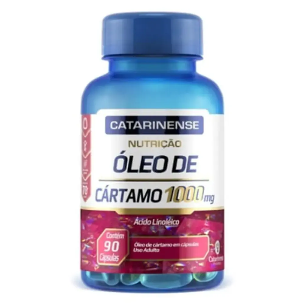 Óleo de Cártamo de 1000mg 90 Cápsulas Catarinense