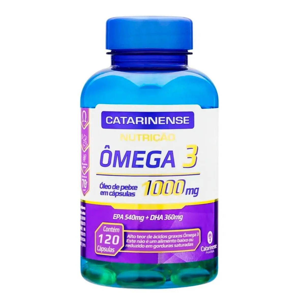 Ômega 3 1000mg Catarinense 120 Cápsulas
