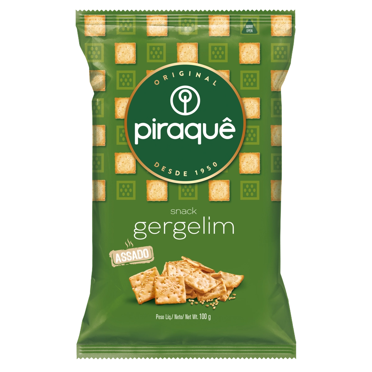 Snack Gergelim Piraquê Pacote 100g