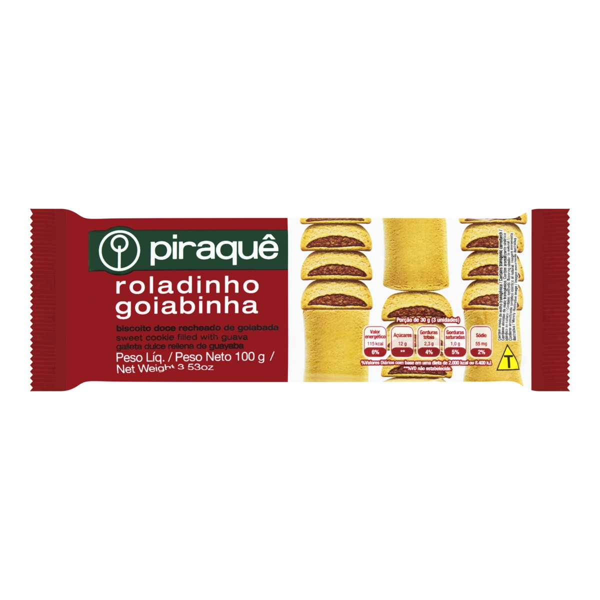 Biscoito Piraque Roladinho