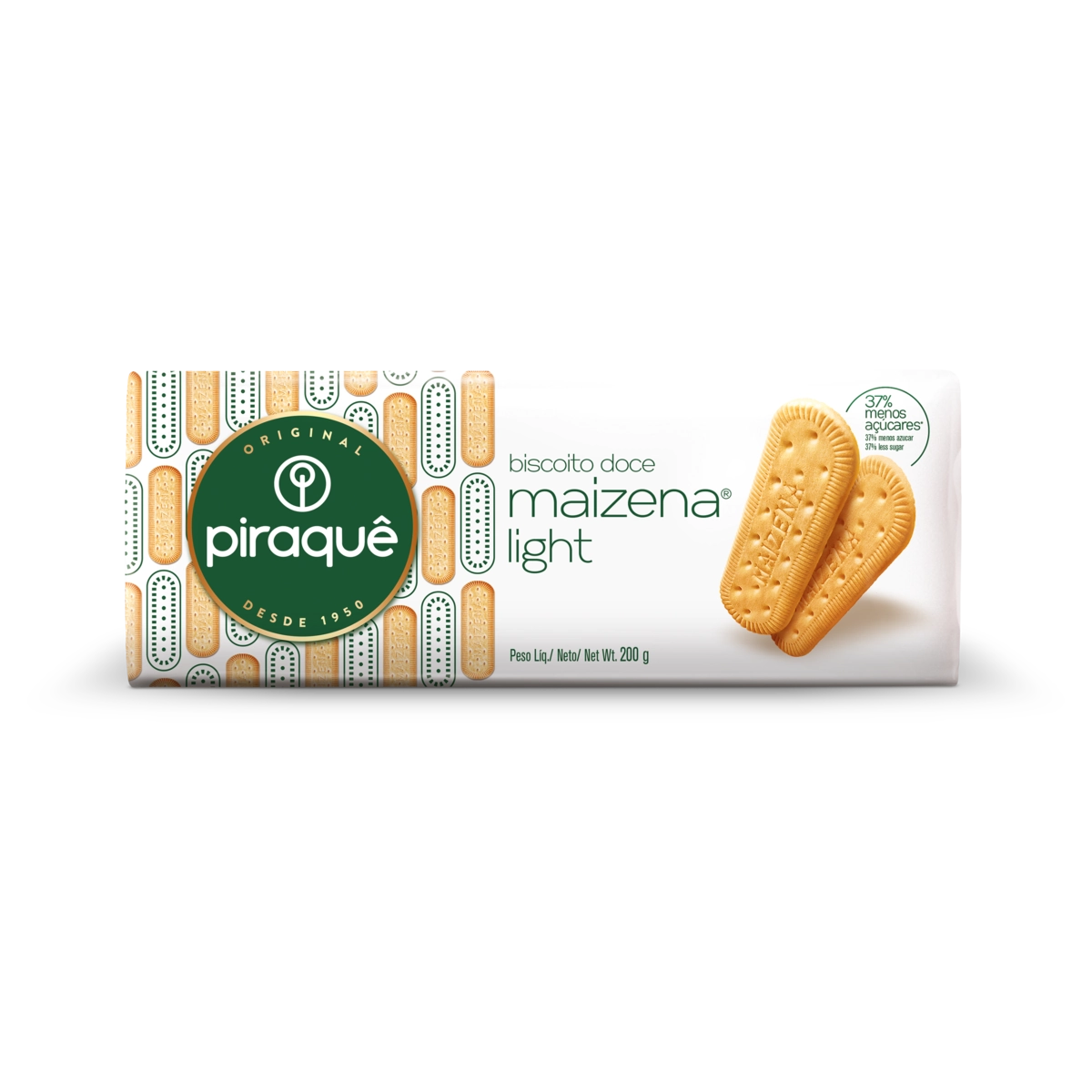 Biscoito Piraquê Maizena Light 200g