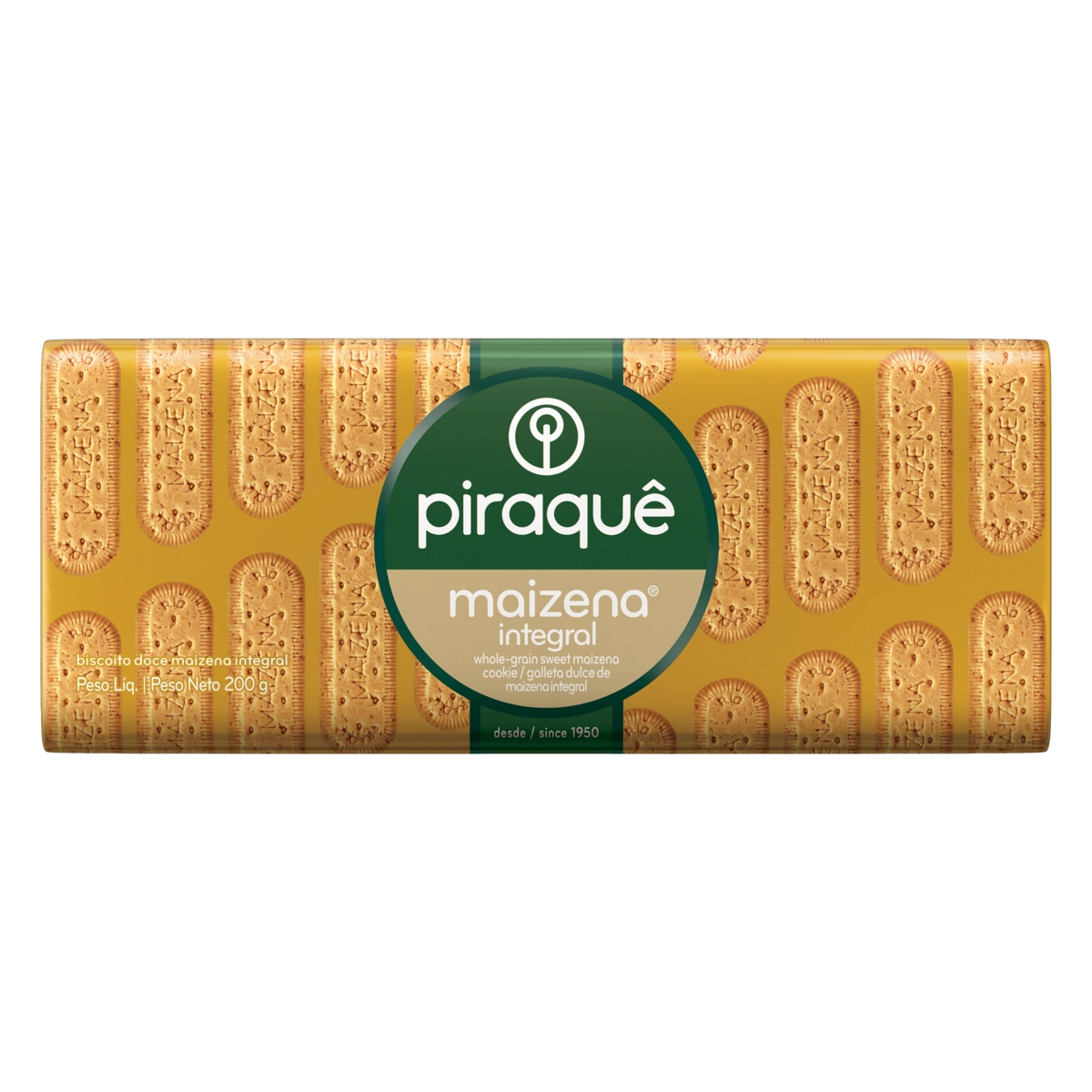 Biscoito Piraquê Maizena Integral 200g