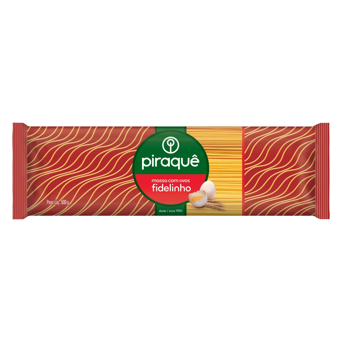 Macarrão Com Ovos Fidelinho Piraquê Pacote 500g