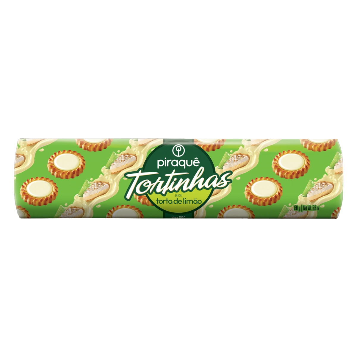 Biscoito Recheio Torta De Limão Piraquê Tortinhas Pacote 160g