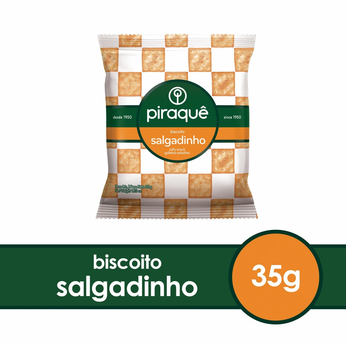 Snack Salgadinho Piraquê Pacote 35g