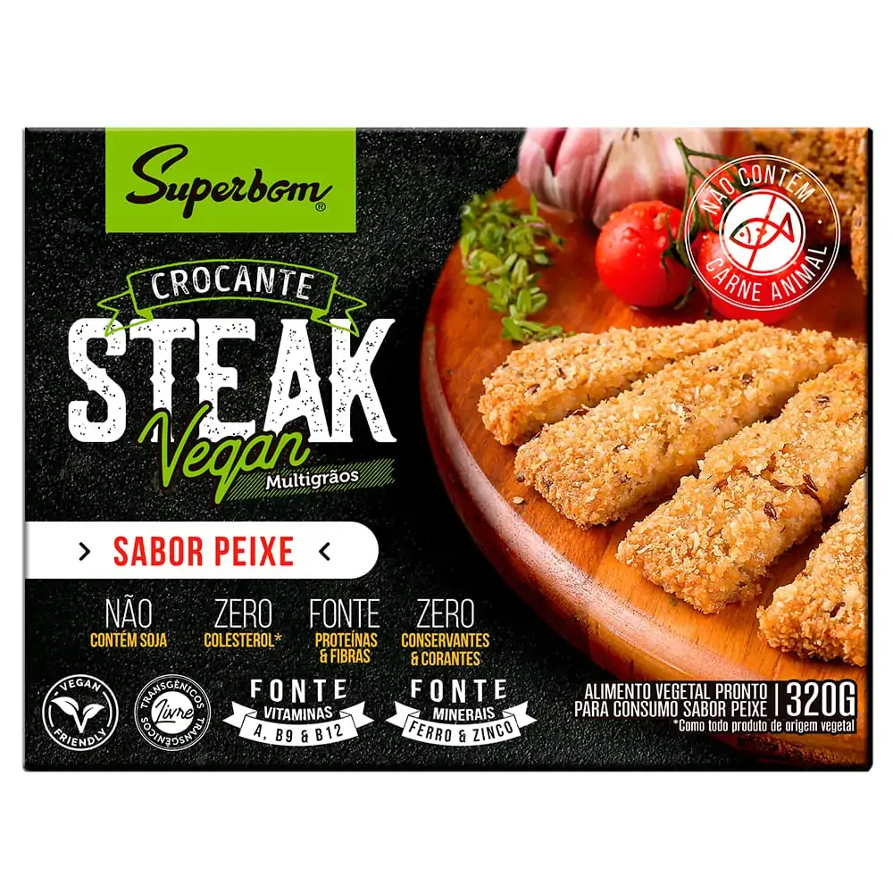 Steak Superbom Vegan 320g Peixe