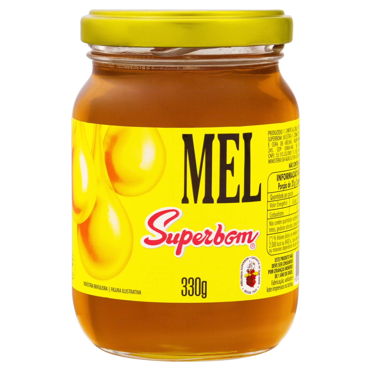 Mel Superbom Vidro 330g
