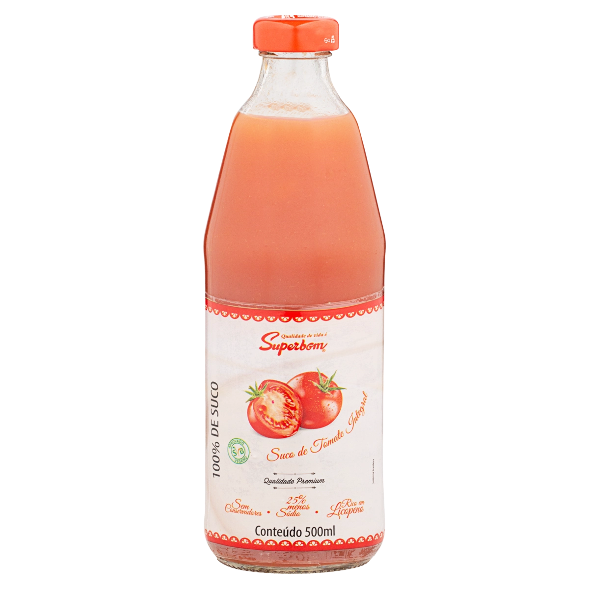 Suco Integral Tomate Superbom Garrafa 500ml
