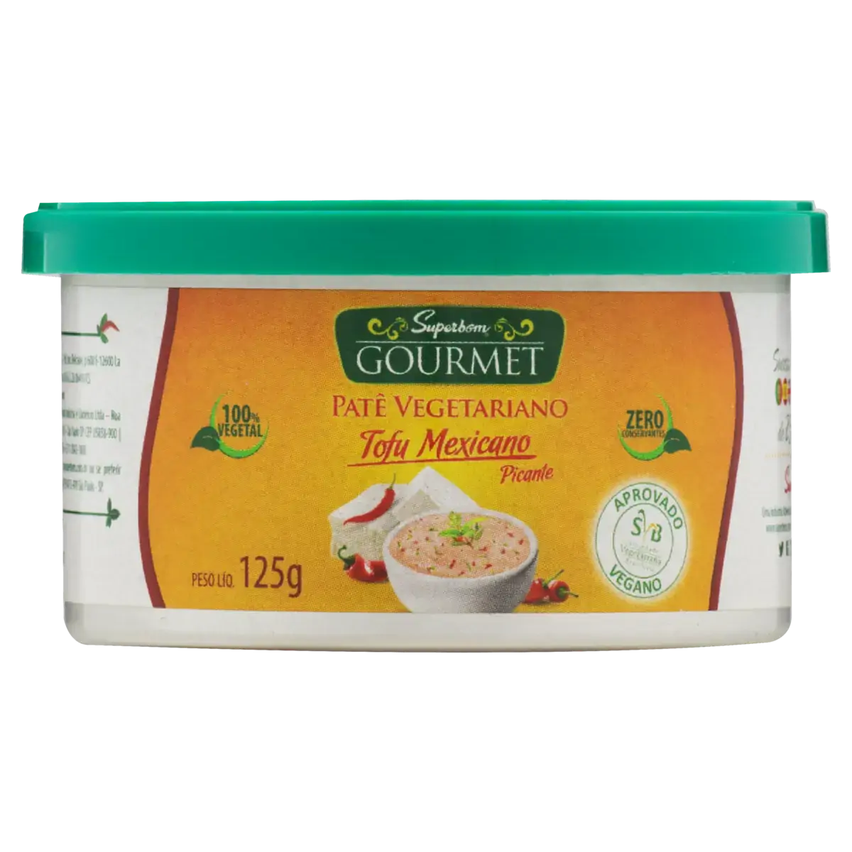 Patê Tofu Mexicano Superbom Gourmet Pote 125g