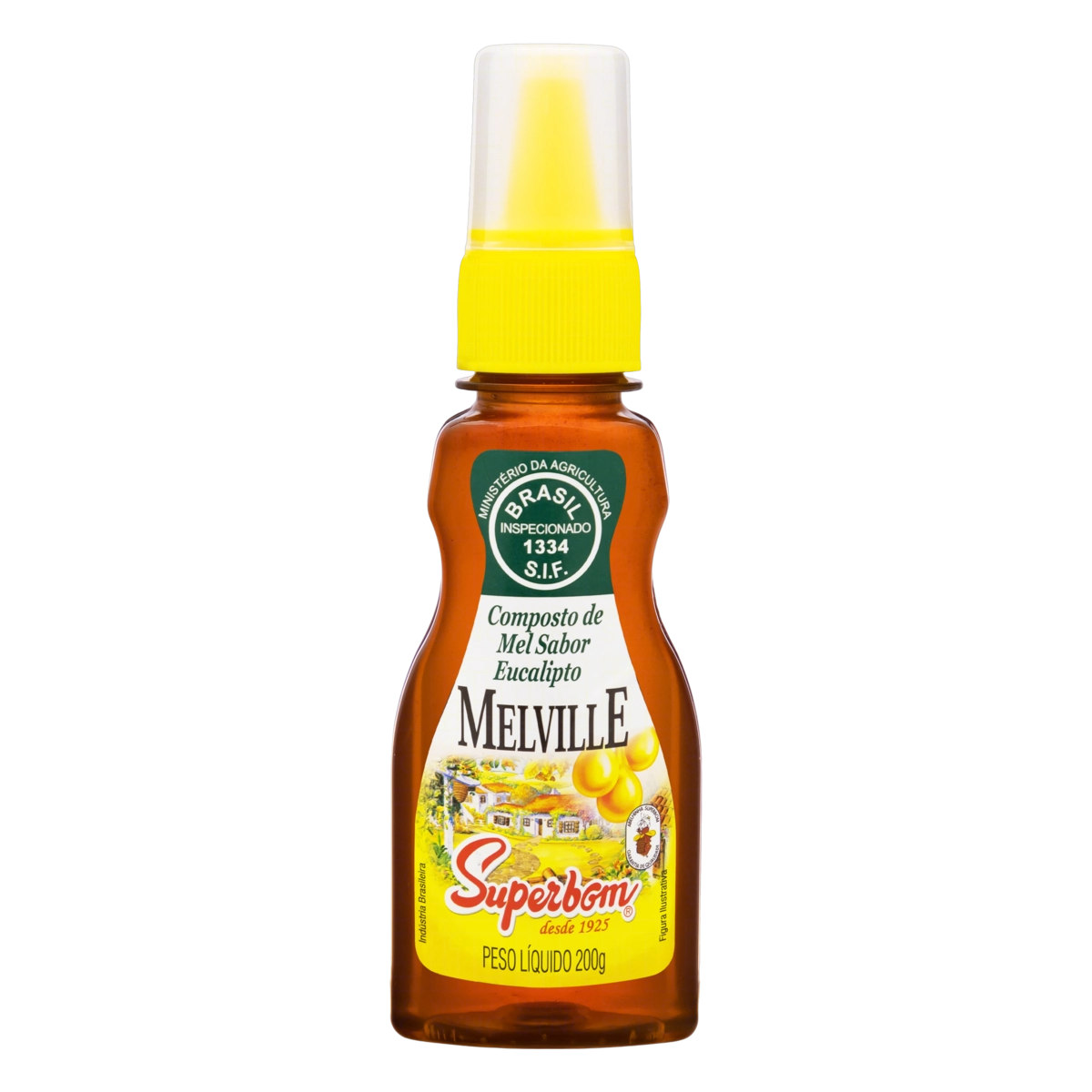 Composto De Mel Eucalipto Superbom Melville Squeeze 200g