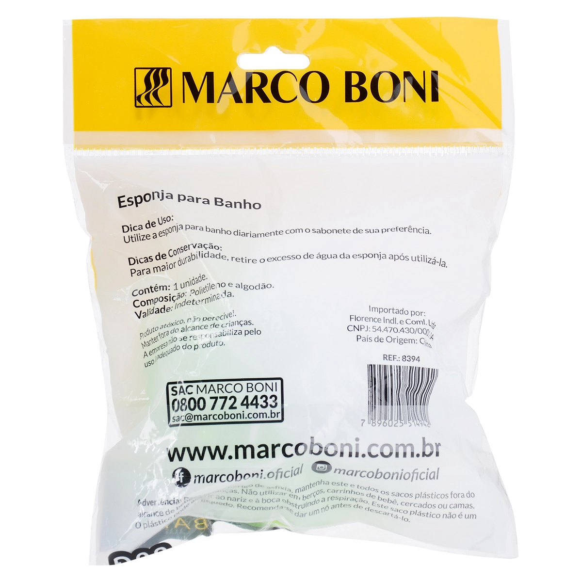 Esponja Para Banho Marco Boni Degrade Ref:8394