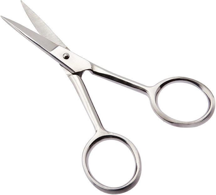 Tesoura P/sobrancelha Inox Ponta Reta Profissional