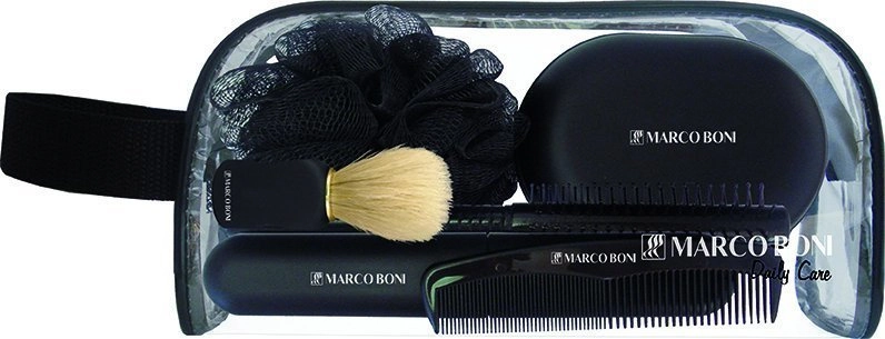 Kit Viagem 7 Itens - Necessaire , Cuidados Barba e Cabelo