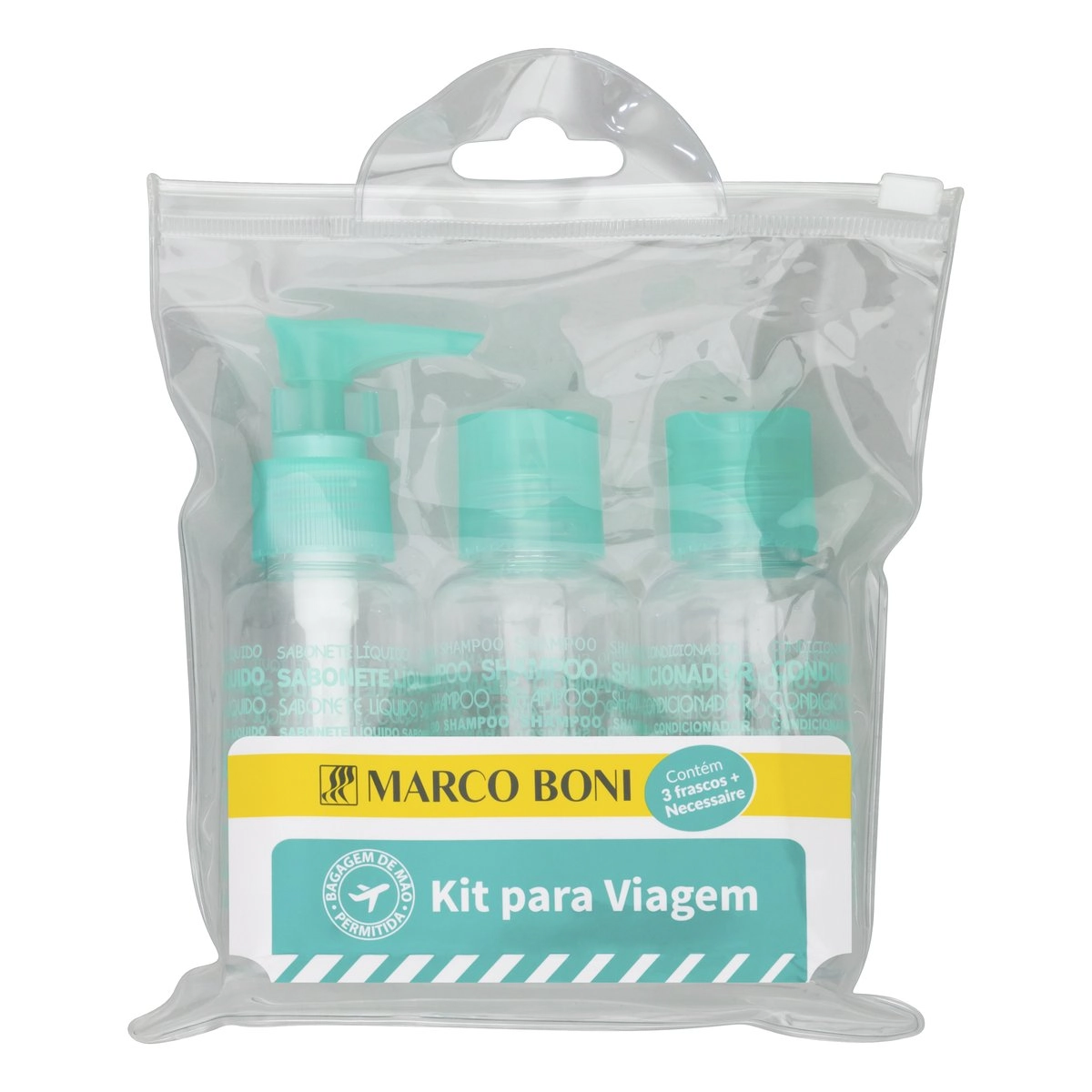 M Boni R 6111 Kit Viagem C/3 Mini Frascos