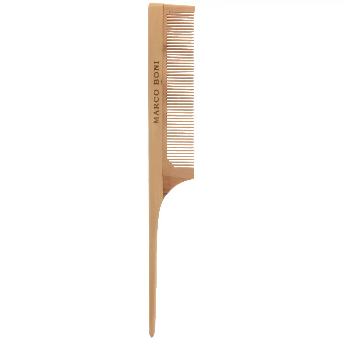 Pente De Madeira C/ Dentes Finos Woodline Premium Marco Boni