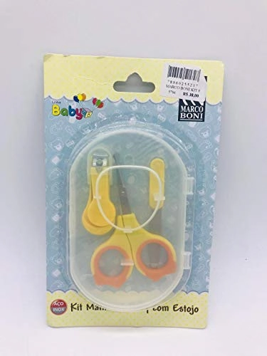 Kit Manicure Baby Marco Boni Com Estojo Ref 6188