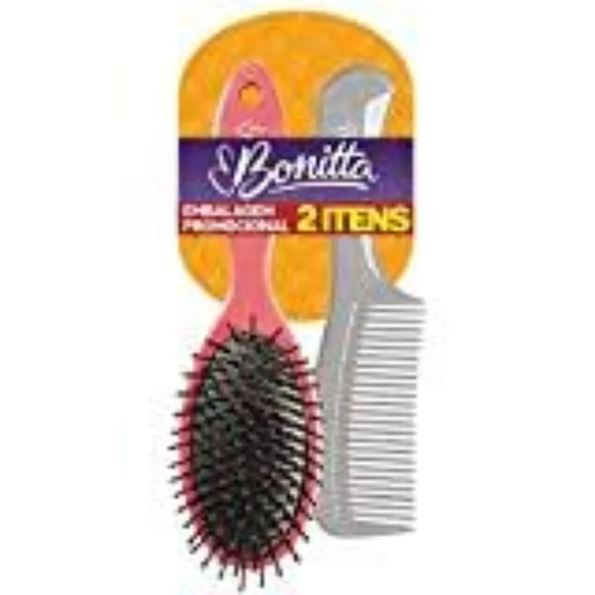 Kit Escova de Cabelo e Pente  Marco Boni 1 Unidade