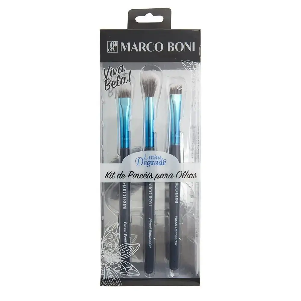 Kit Pinceis Marco Boni P/olhos Degrade