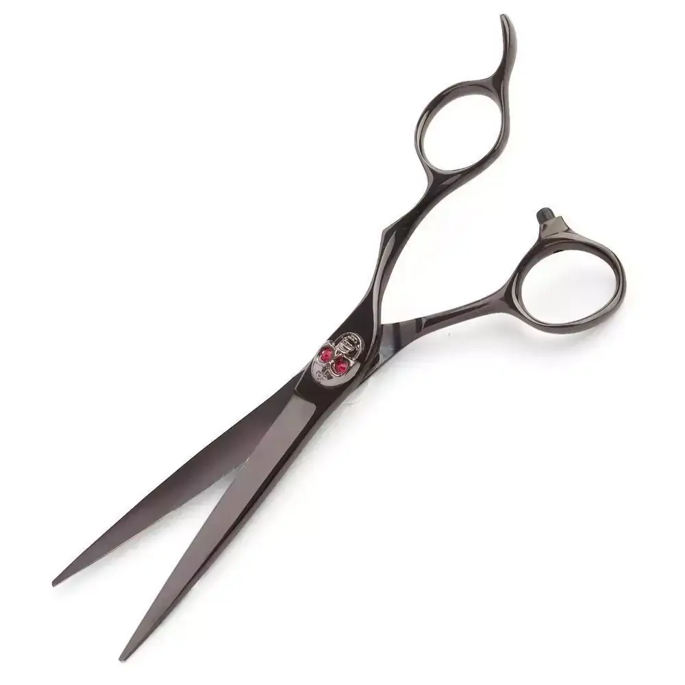 Tesoura Anatomic Art Caveira Black 6.5 Marco Boni