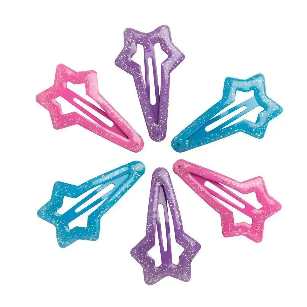 Presilha de Cabelo TIC TAC STAR com 6 Unidades Linha Kids