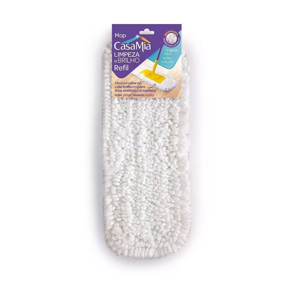 Refil Mop Limpeza e Brilho - Casa Mia
