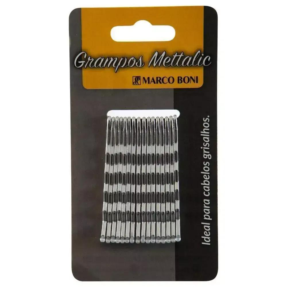 Grampos Para Cabelo Metallic - Ideal Para Cabelos Grisalhos
