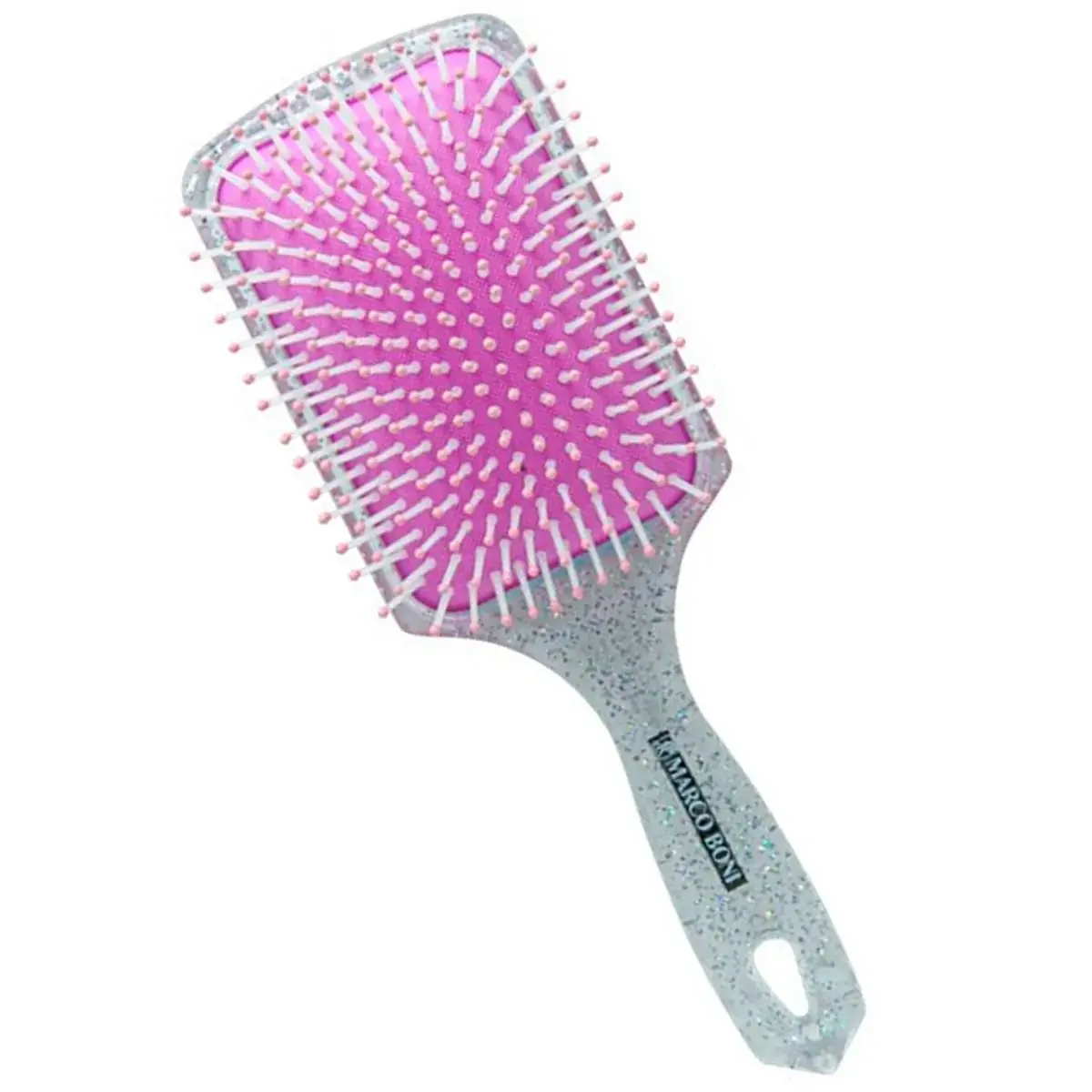 Esc Marcoboni Raquete Nylon Pin Glitter Prata