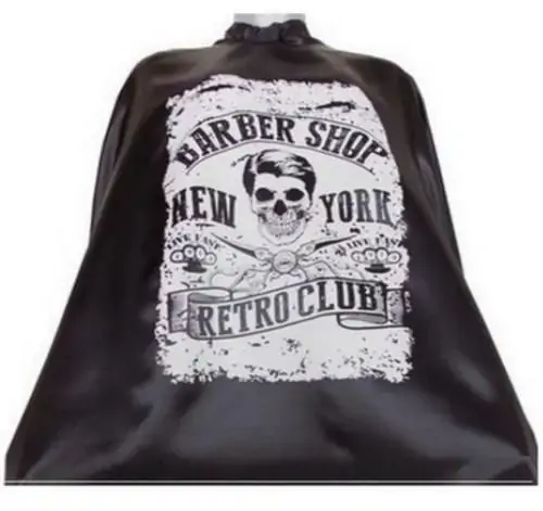 Capa De Corte Sem Manga Marco Boni Barber Shop Retro Caveira 1un