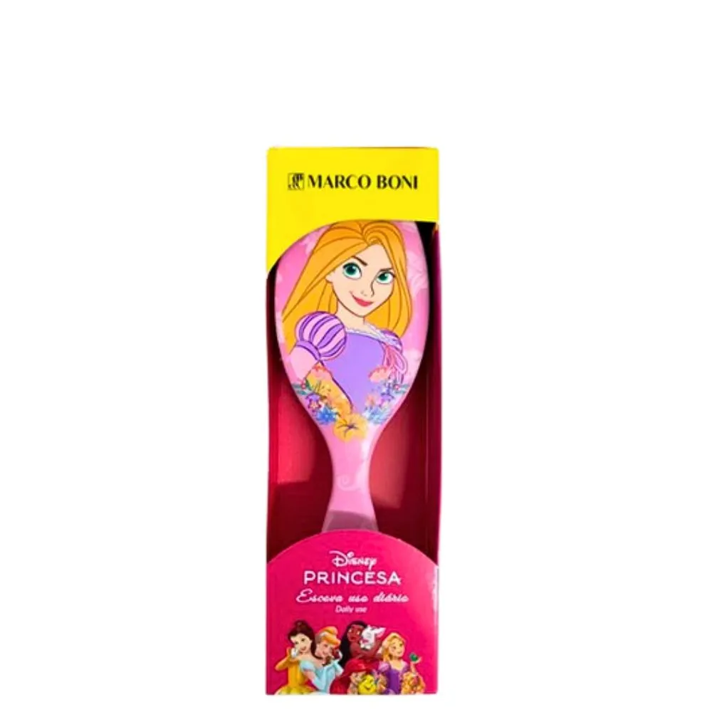 Escova Oval Disney Princesas Rapunzel
