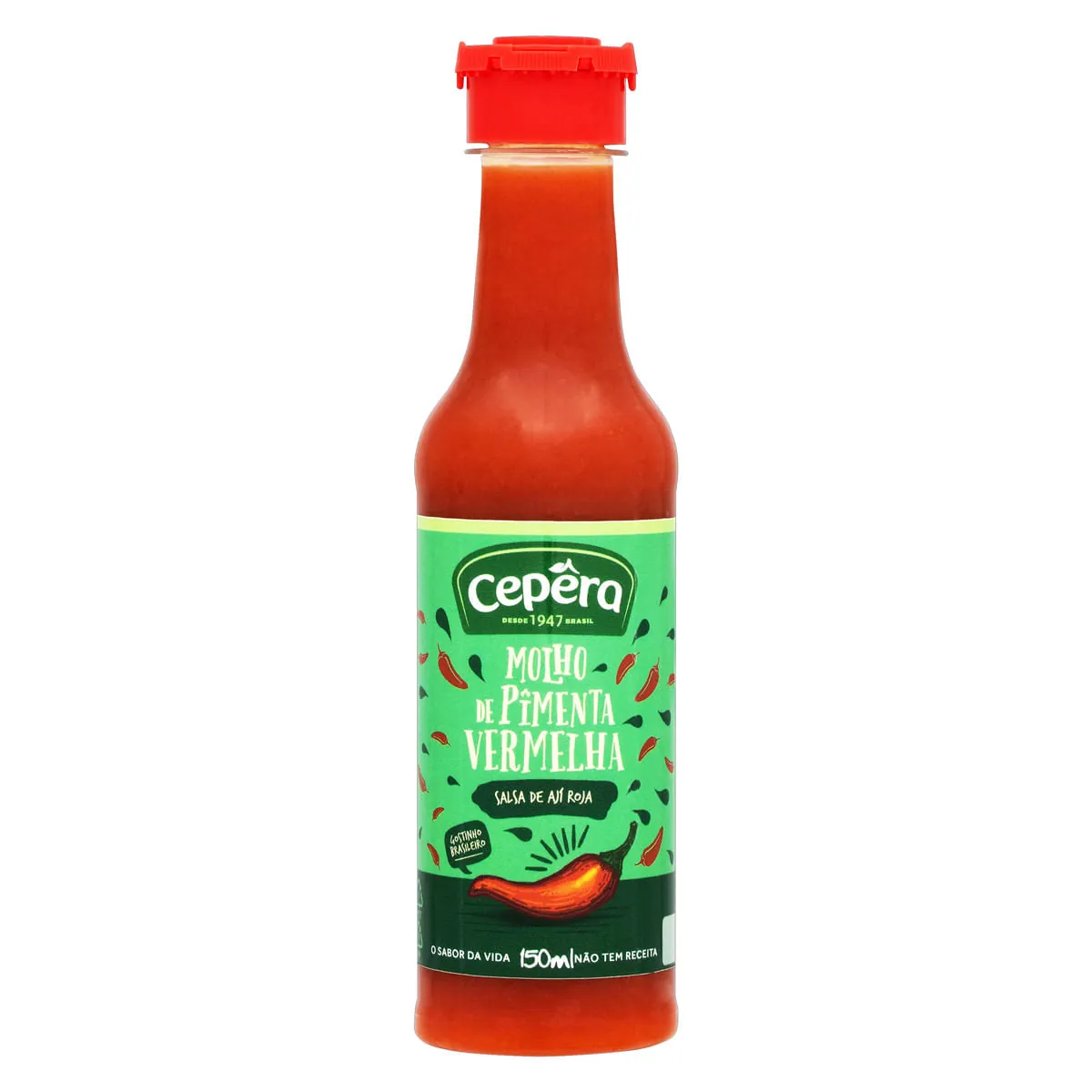 Molho de Pimenta-Vermelha Cepêra 150 ml