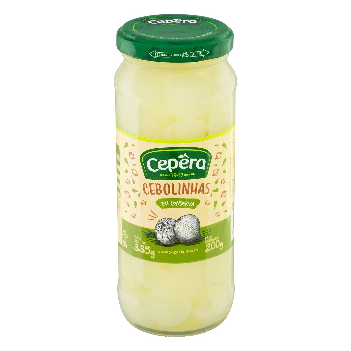 Cebolinha Em Conserva Cepêra Vidro 200g