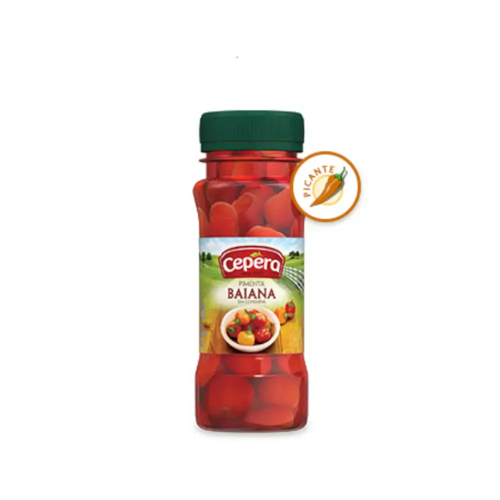 Pimenta Baiana Em Conserva Cepêra Frasco 50g