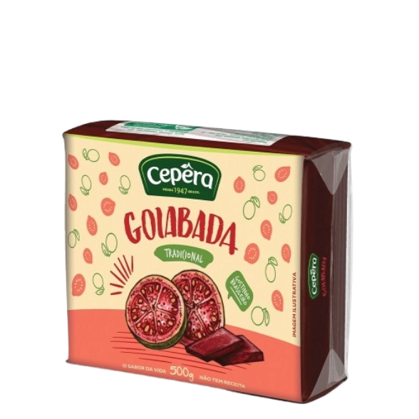 Goiabada Tradicional Cepêra Pacote 500g