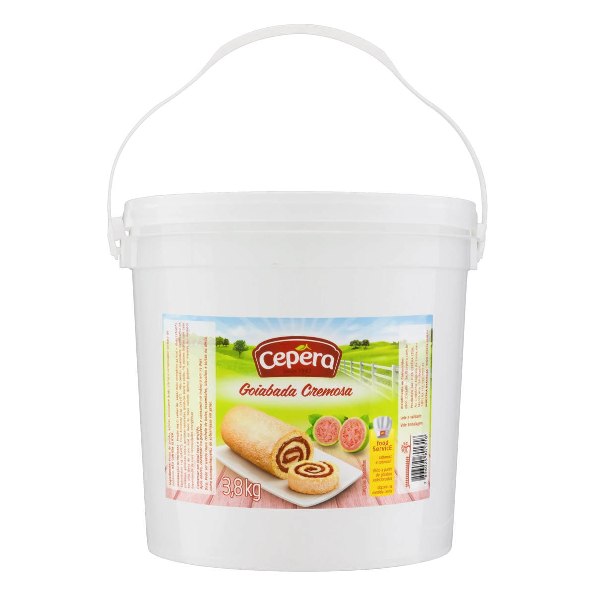Goiabada Cremosa Cepêra Balde 3,8kg