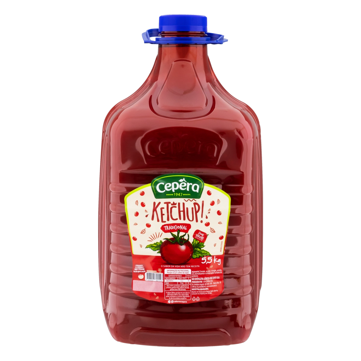Ketchup Tradicional Cepêra Galão 5,5kg