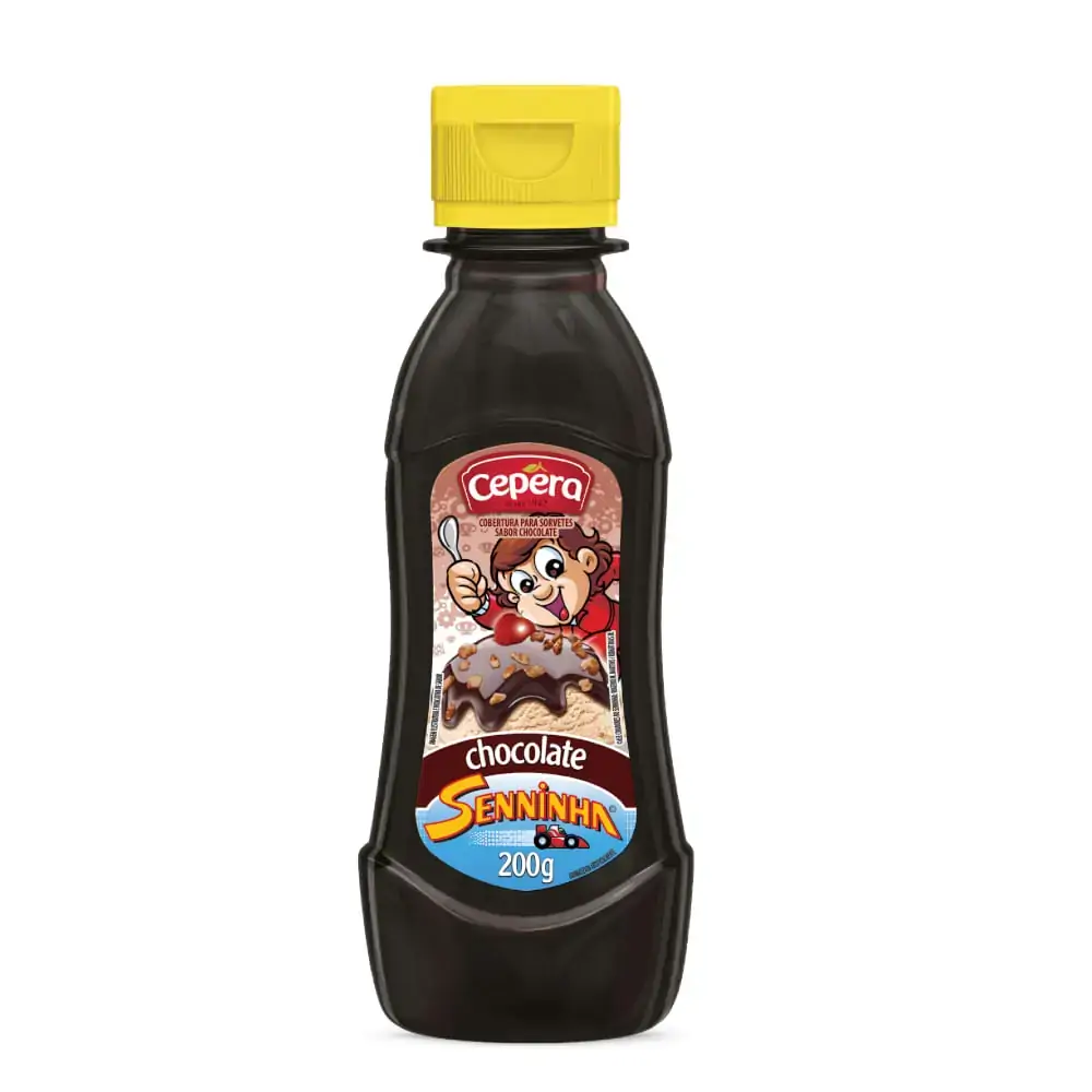 Cobertura Para Sorvete Chocolate Senninha Cepêra Squeeze 200g