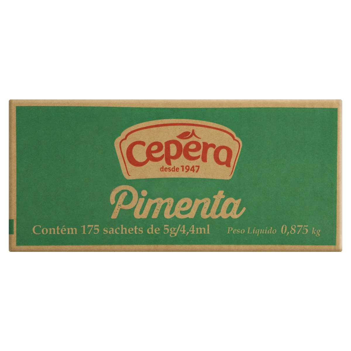 Molho De Pimenta Cepêra Caixa 0,875kg 175 Unidades