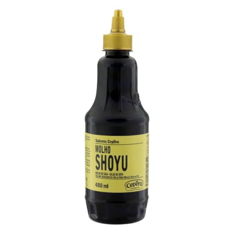 Molho Shoyu Sabores Cepêra Frasco 480ml
