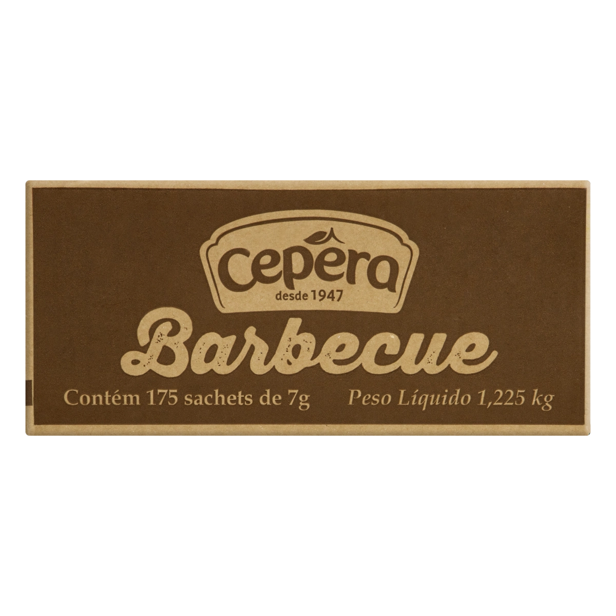 Molho Barbecue Cepêra Caixa 1,225kg 175 Unidades