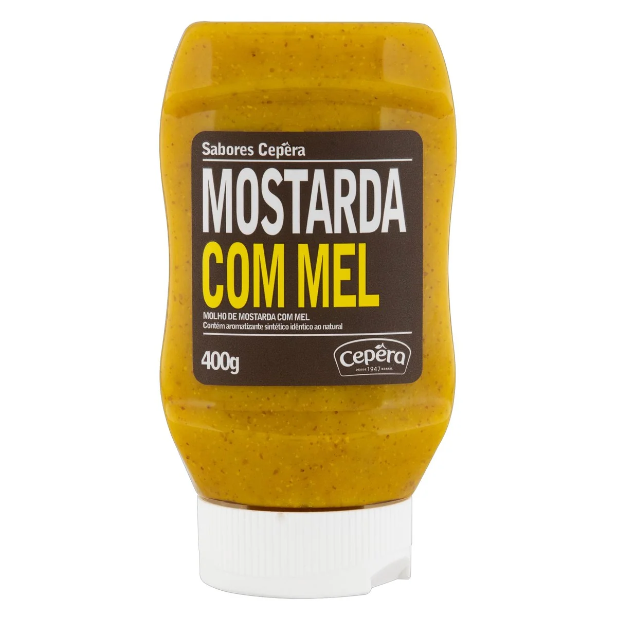 Mostarda Sabores Cepêra com Mel Squeeze 400 g