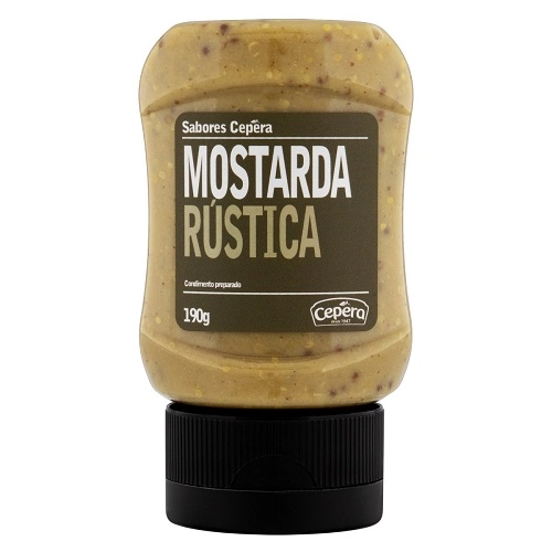 Mostarda Rústica Sabores Cepêra Squeeze 190g