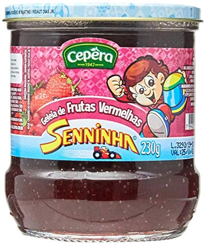 Geleia Frutas Vermelhas Senninha Cepêra Vidro 230g
