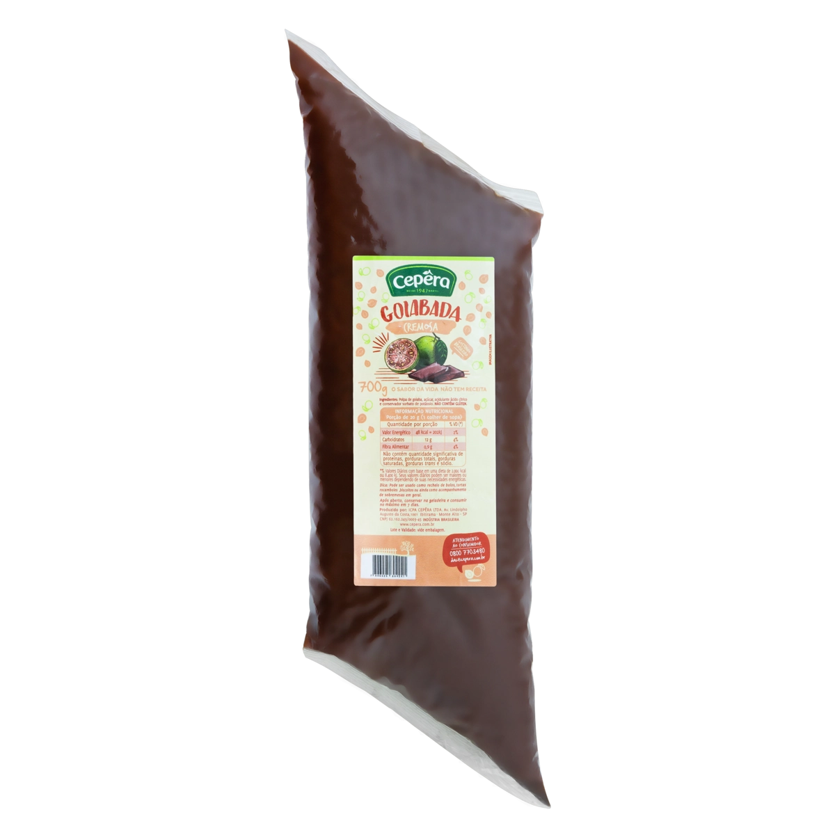 Goiabada Cremosa Cepêra Bisnaga 700g