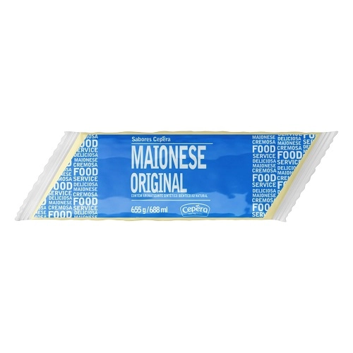 Maionese Original Sabores Cepêra Bisnaga 655g
