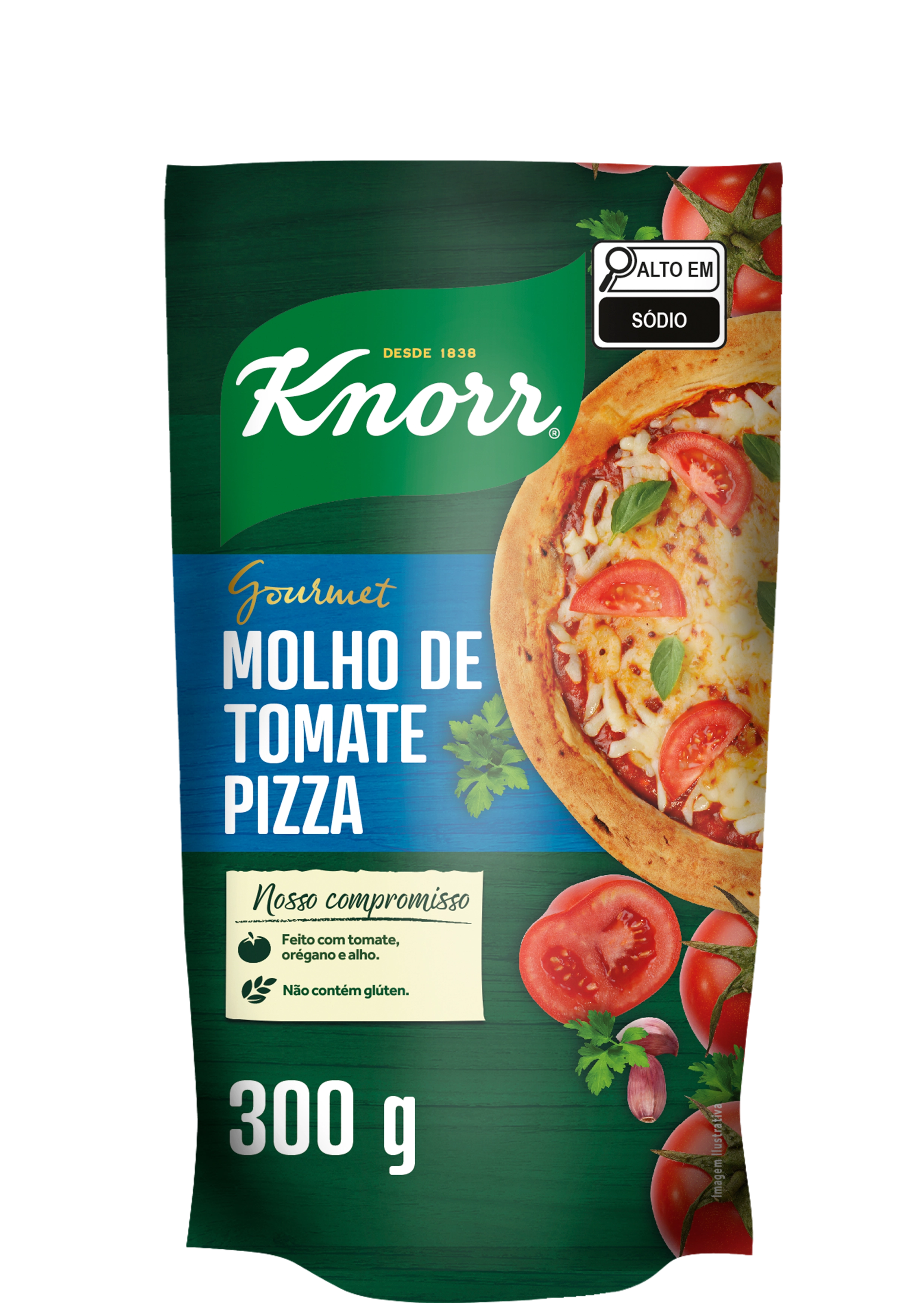 Molho de Tomate Pizza Knorr 300G