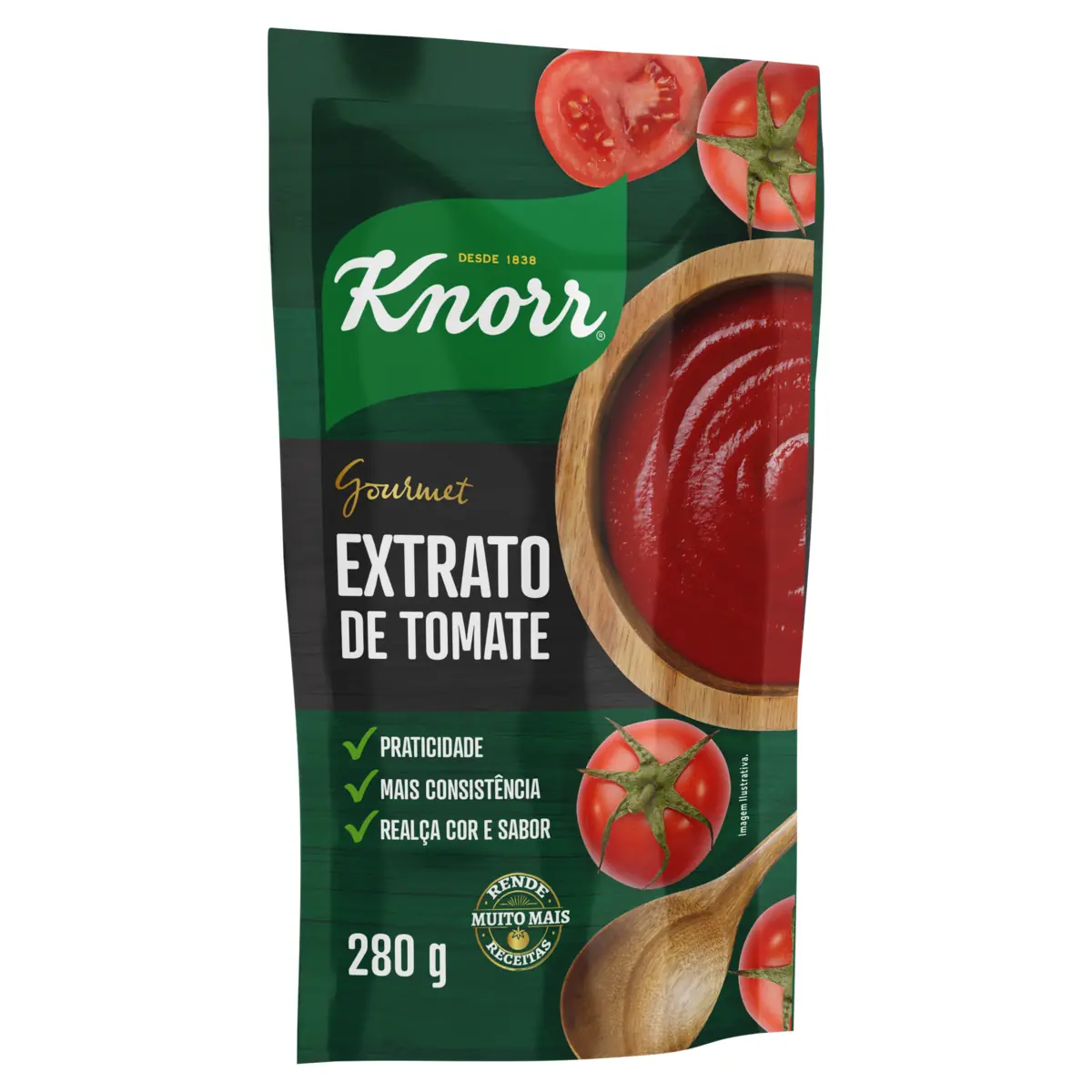 Extrato De Tomate Knorr Gourmet Sachê 280g